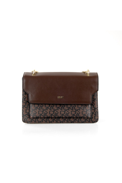 Dkny DK New Light Luxury Classic Embossed Flap Chain Bag, Commuter Shoulder C...