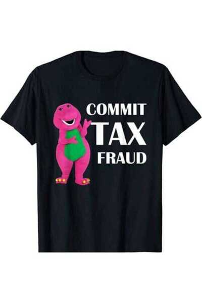 4CR Commit Tax Fraud T-Shirt, Men's Easy To Style And Comfortable For Casual ...