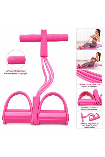 AVESSA Btr-Pink Ayak Çekme Egzersiz Lastiği Pembe