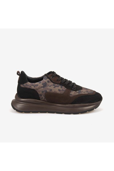 KEMAL TANCA Men's Genuine Leather Camouflage Patterned Multi-Sport & Sneaker ...