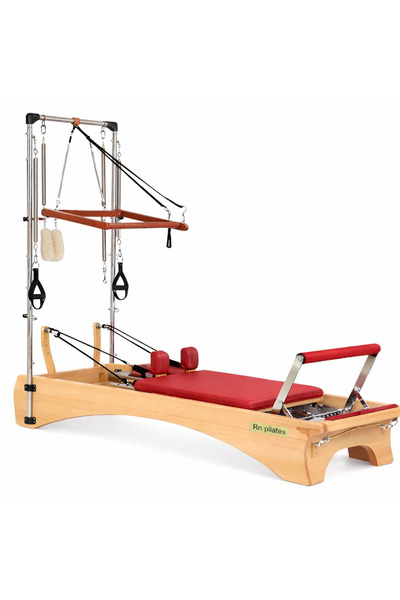Rn Pilates Tower Reformer Elegance Seri Kırmızı Şarjörlü Sistem 8 Kademe Krom...
