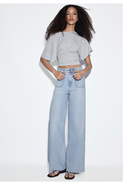 Buti Allbucks Stradi-Various Leoapr Patch Pocket Straight Fit Jean Pants Abst...
