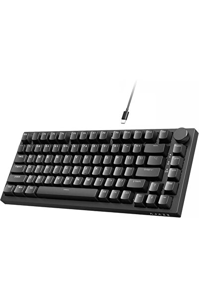 SiLabor X Attack Shark لوحة مفاتيح ميكانيكية ATTACK SHARK Ajazz AK820 مع مقبض...