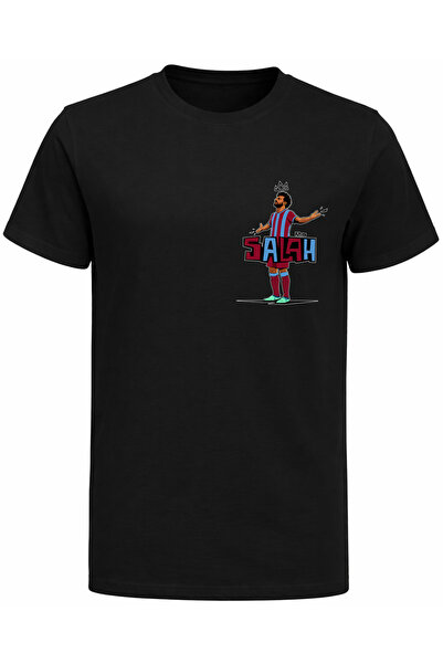 Efendioğlu Design Short-Sleeved Small Printed Mo Salah Printed Cotton Kids T-...