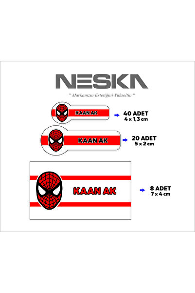 ERKEK ÇOCUK OKUL ETİKETİ