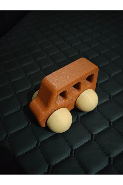 Devletli 3d 1-3 Years Old Toy Minibus 11cm High Quality