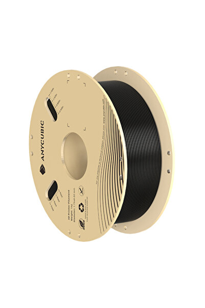 Anycubic Filament PLA pentru imprimantă 3D, 1.75 mm, 1 kg, Negru