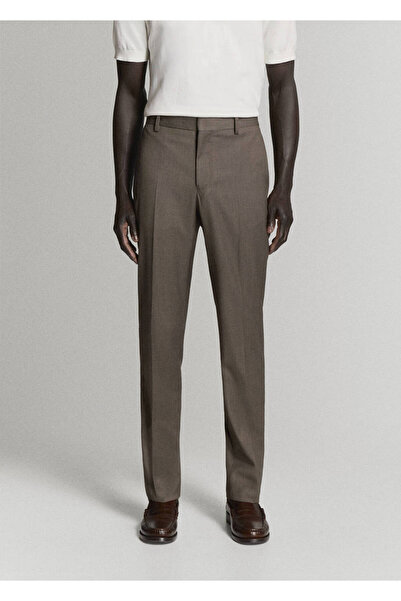 MANGO Man Süper slim fit streç kumaştan kumaş pantolon