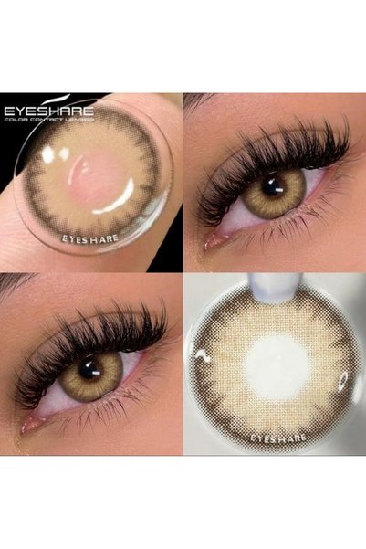 EyesPro PATTAYA BROWN kahverengi tonda doğal görünümlü göz lensi