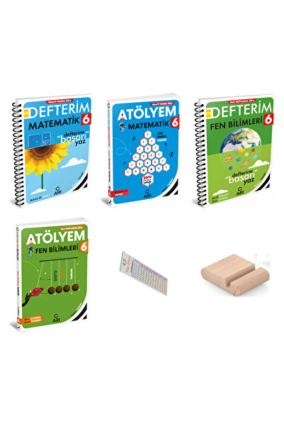 Arı Yayıncılık 6.Sınıf Fen Bilgisi Matematik Atölyem Ve Defterim 2027 Maarif ...