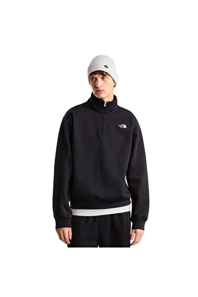 THE NORTH FACE M TNF ESSENTIAL SIMPLE DOME RLX 1/4 ZIP NF0A8FD8JK3-JK3 Μαύρο