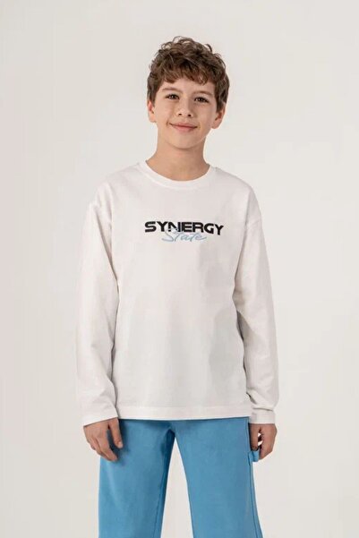 GİYİCEM TEKSTİL Boy's Synergy Printed Sweat City Style 7705