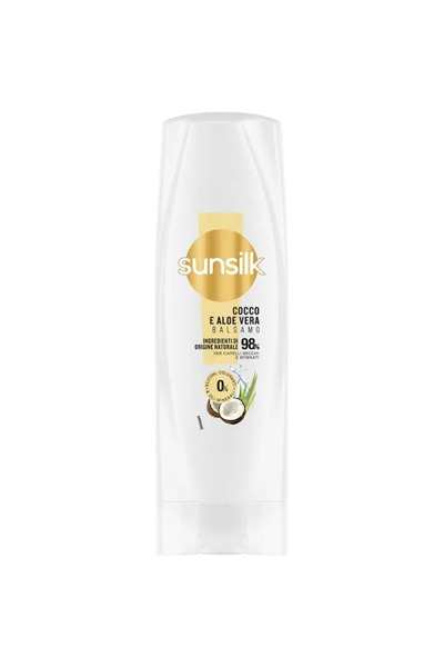 Sunsilk Balsam fără parabeni cu cocos și Aloe Vera pentru păr uscat și vârfur...