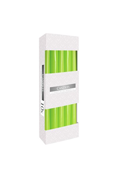 BISPOL Set 2 x 10 Lumanari Conice Verde Mar
