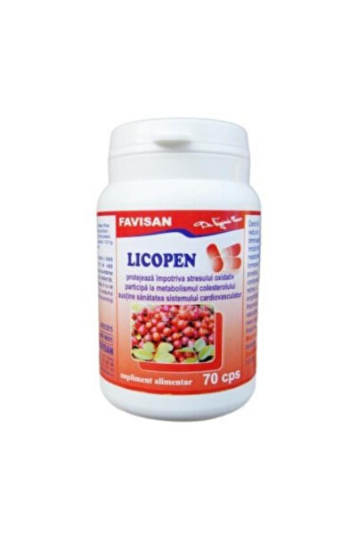 Favisan Licopen Favisan, 70 capsule