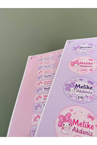 okul etiketi sticker