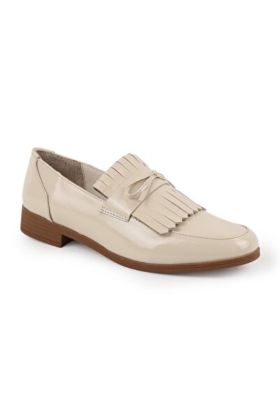 Mammamia Women's Casual Shoes Genuine Leather Tasseled Bow Flat Sole Classic ...