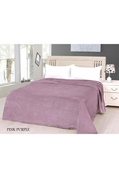 Generic Brand Soft Fleece Flannel Blanket - Pink Purple - Double