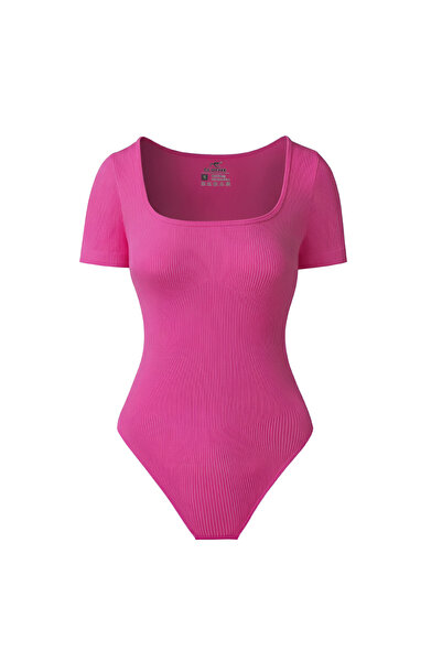 OtherMax Body modelant pentru femei cu mânecă scurtă Basic pentru sport antre...