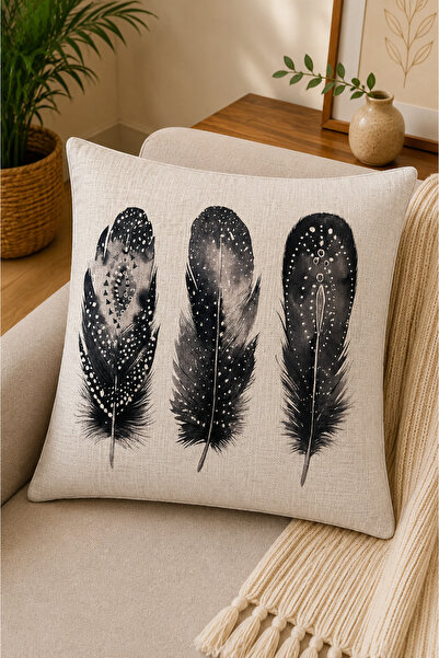 SEVMİŞ HOME Digital Printed Decorative Throw Pillow Cover 43X43 cm – Modern P...