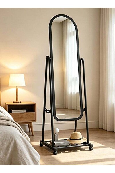 Generic Adjustable Standing Full-Length Mirror, Tiltable Dressing Mirror with...