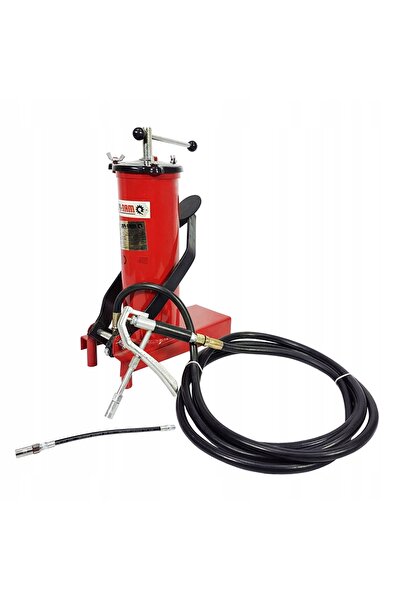Silver Pistol de gresat cu picior de 3L, cu furtun de 4M, pentru gresare cu p...