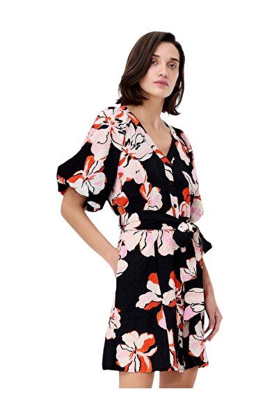 French Connection Women Milani Rhian Puff Sleeve Mini Dress