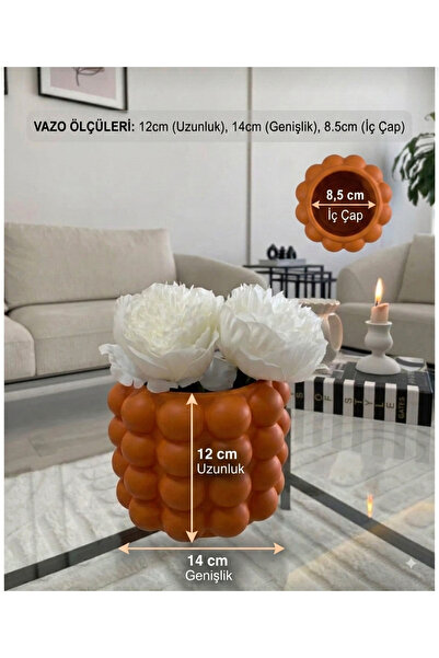 BaykuşLifeConcept BaykuşLife Concept Bubble Baloncuklu Vazo , Saksı Kaşıklık,...