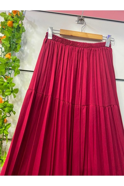 edu collection Chiffon Three-Layer Skirt with Lining