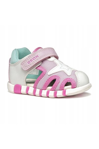 NO BRAND Geox Iupidoo sandale pentru copii alb/fucsia 26 EU