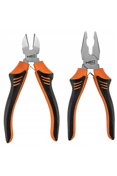 NEO Tools Set de clești 2 buc. Clești tăietori laterali călite 160mm
