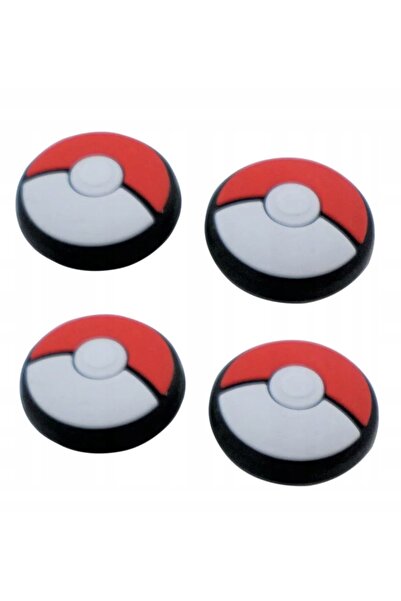 NO BRAND CAPAC GUMI GRIP pentru JOY-CON SWITCH / SWITCH OLED 4 BUC POKEMON PO...