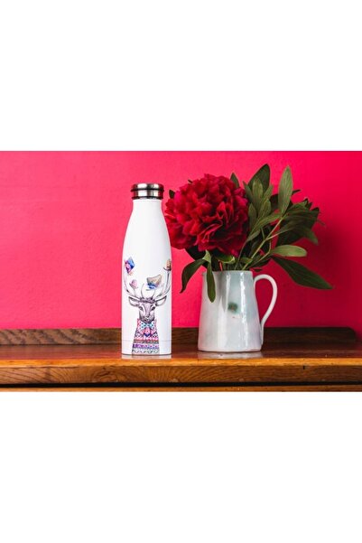 MIKASA sticlă termică 500ml 0.5l termos cu cerb băuturi calde cadou