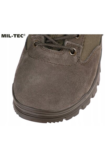 Mil-Tec Bocanci tactici din piele, subțiri, cu fermoar YKK 3M, maro, 42
