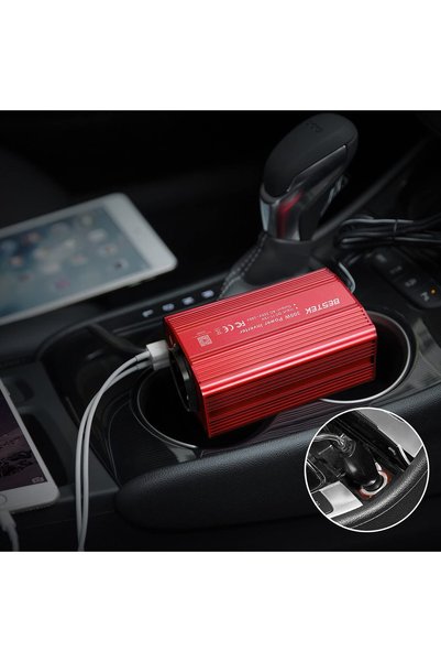 NO BRAND Bestek 300 W convertor de tensiune negru