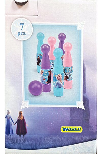 Wader Set pentru jocuri de îndemânare DISNEY FROZEN, minge de curling, 7 piese