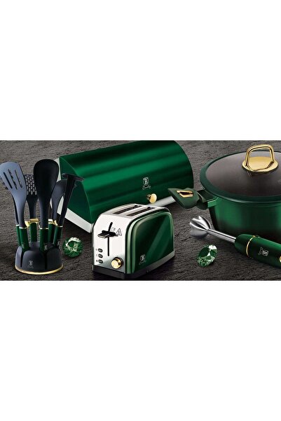 Berlinger Haus SET DE OALE CU 10 PIESE EMERALD GREEN METALLIC LINE BH-7039