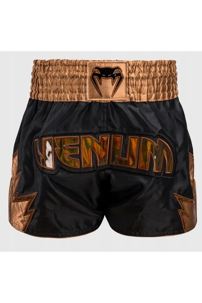 NO BRAND Venum Pantaloni scurți Muay Thai Inferno Negru/Bronz XL