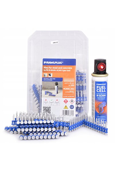 RAWLPLUG Cuie pentru beton 38 mm pentru SC40II 1 gaz 500 bucăți