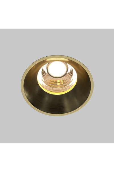 NO BRAND Maytoni ROUND corp de iluminat LED încastrat 7W 3000K, alamă, rotund