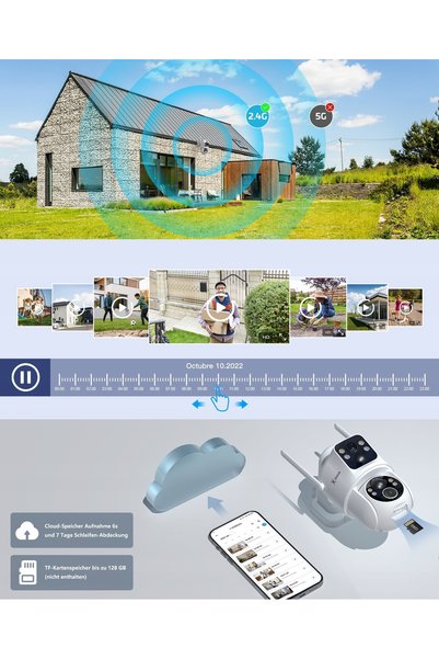 NO BRAND Cameră IP pentru exterior COCOCAM CC-ZY-C3