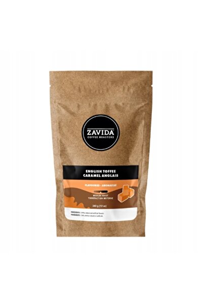 NO BRAND Boabe de cafea aromate Zavida English toffee 340g