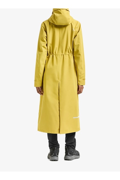 NO BRAND Palton de damă Didriksons Nadja Parka Long 4 - galben polen 36 (S)