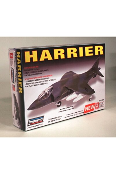 NO BRAND Model din plastic de AVION de asamblat Harrier AV-8A Lindberg Avion ...
