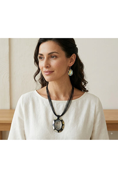 byozanyılmaz Design Necklace Earring Set