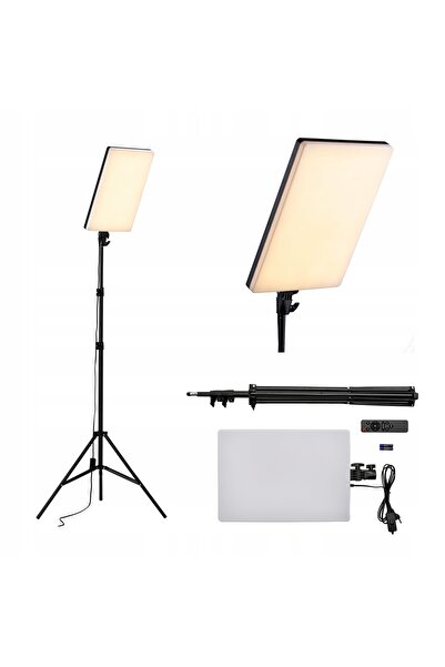 Tracer Lumi Pro 80W 9000lm Panou LED cu stativ de 180cm și telecomandă pentru...