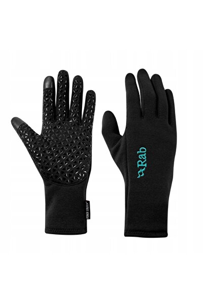 NO BRAND Mănuși de damă Rab Power Stretch Contact Grip - negru L