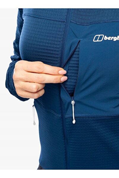 Berghaus Hanorac de damă cu fermoar Ridge-Hiker Hoody - hale navy 12 (M)