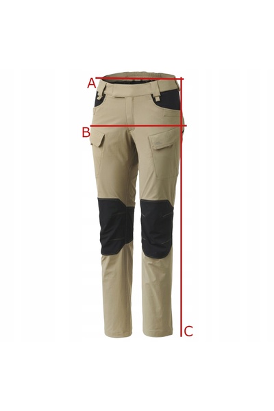 NO BRAND Pantaloni tactici de damă Helikon OTP - Kaki/negru XXL