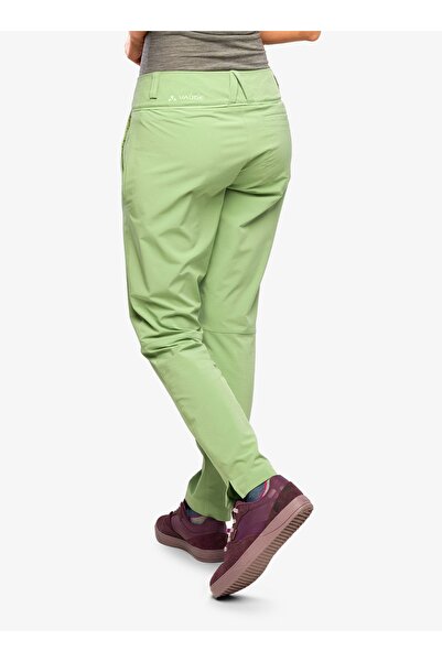 NO BRAND Pantaloni de drumeție pentru femei Vaude Skomer Pants II – verde sal...